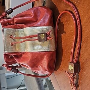 Lou lou de la Falaise Orange leather purse